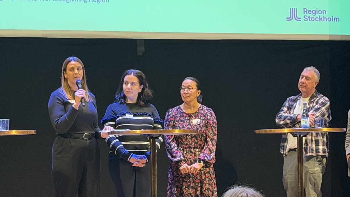 Integrationshandläggare Cecilia Granath deltar i panelsamtal om samverkan med folkbildningen för bättre integration.