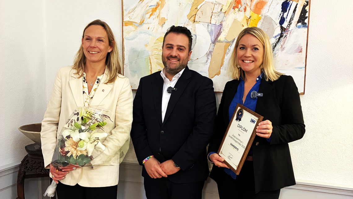 Överlämning av utmärkelse Småföretagarindex 2025 