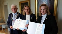 Signeringsceremoni med Ukrainsk vänort maj 2025