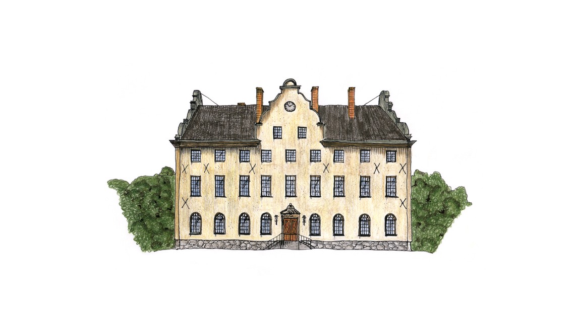 Illustration av Djursholms slott