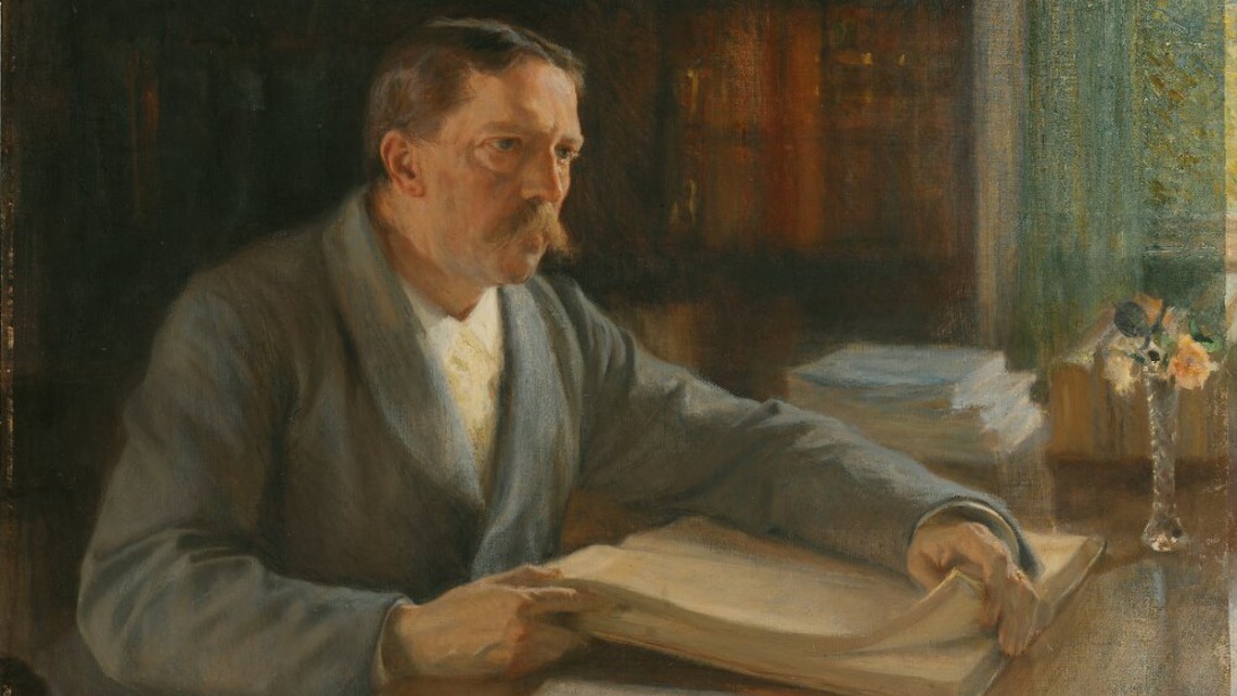 Viktor Rydberg i en målning av Albert Engfelt, Nationalmuseum.